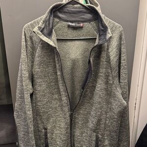Swiss Tech Gray Full-Zip Hoodie